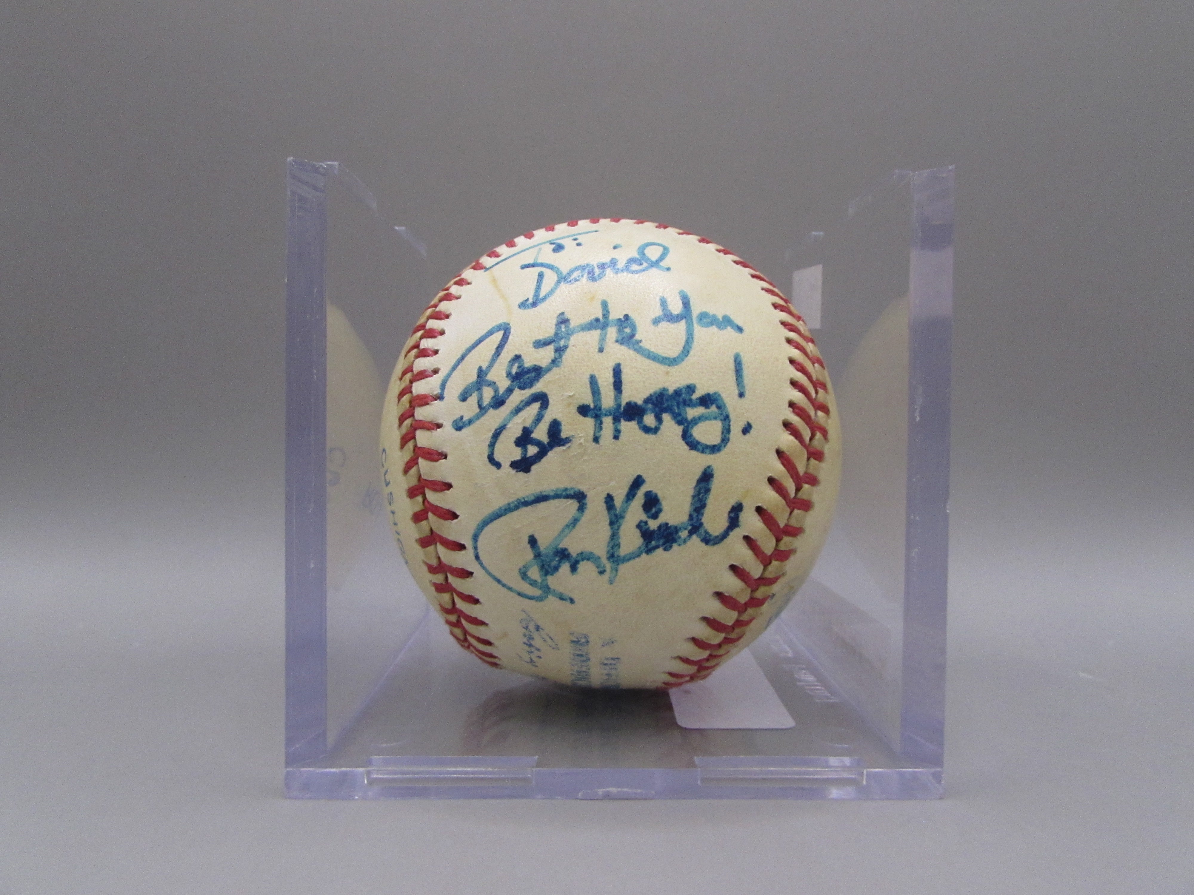 Ron Kittle signed baseball – Papa Hawk Sports & Collectibles LLC
