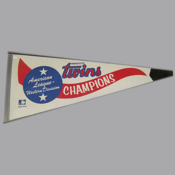 Minnesota Twins MLB Pennant Wool