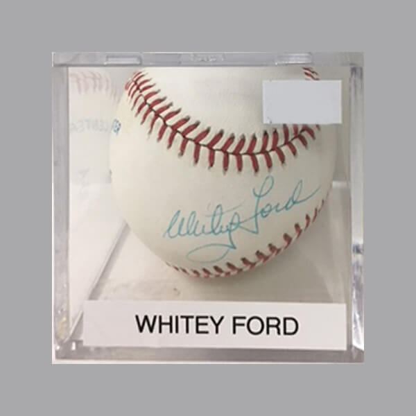 Whitey Ford - Autographed Signed Baseball