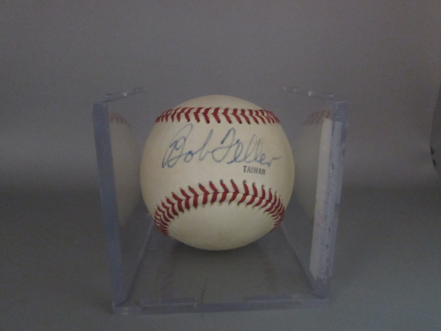 Bob Feller signed baseball – Papa Hawk Sports & Collectibles LLC