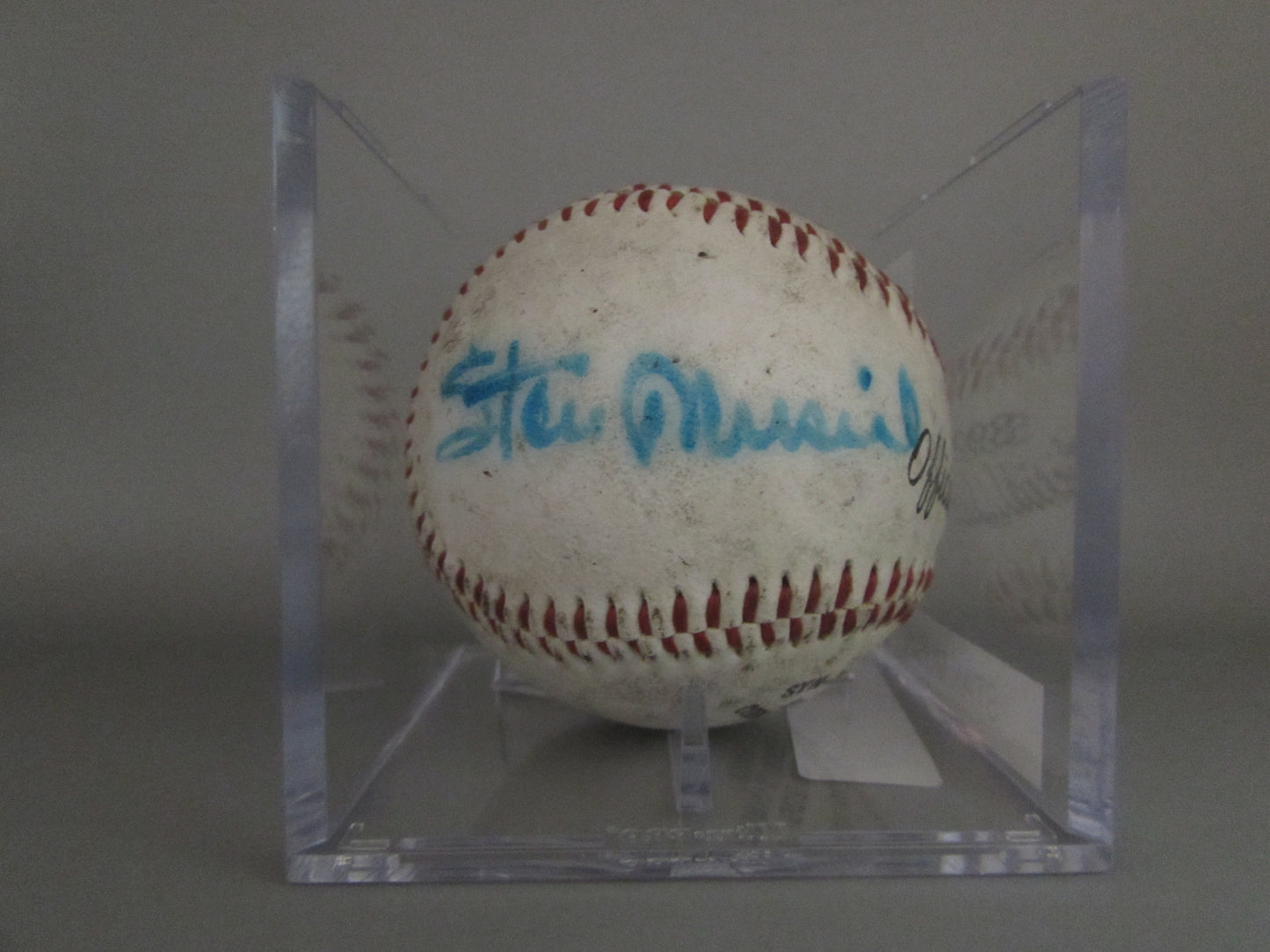 Stan Musiaal signed baseball